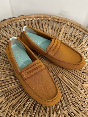Rothy's The Driving Loafer’s in tan brown